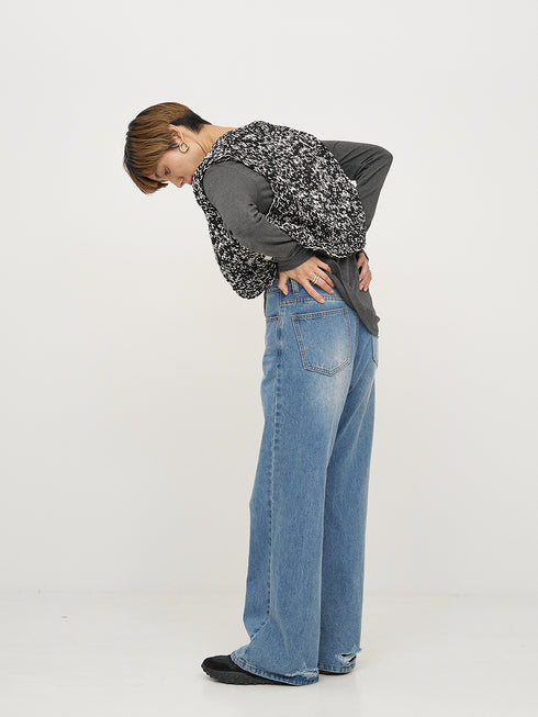 【 予約:11月中旬 】LOOSE FIT FLARE PT /Y254-31131